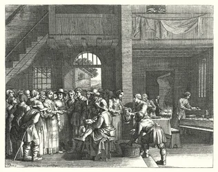 Die Verlobungsfeier (Gravur)