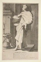 Cleobulus Lindius, Nr. 6 aus der Serie Die sieben Weisen von Griechenland