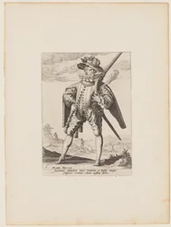 Musketier, aus Offiziere und Soldaten der Leibgarde von Kaiser Rudolf II.