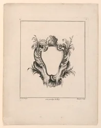 Wappen, aus "Recueil Nouveau de Differens Cartouche"