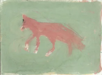 Abstrakter Roter Fuchs