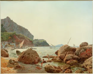 Die große Marine auf der Insel Capri