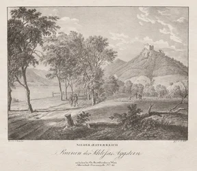 Niederösterreich, Ruinen des Schlosses Aggenstein