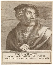 Porträt des Künstlers Lucas Gassel