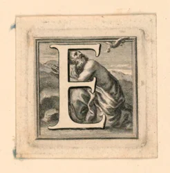 Verzierte Initiale E