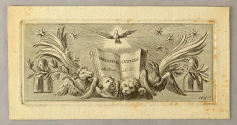 Vignette, die auf die Bibel verweist