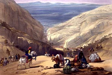 Der zweite Abstieg durch den Koojah-Pass, aus 