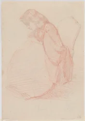 Eine zweiseitige Zeichnung von Fumette und tanzenden Clowns