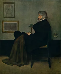 Arrangement in Grau und Schwarz, Nr. 2: Thomas Carlyle, um 1872