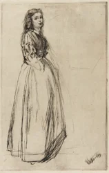Fumette, stehend, 1859
