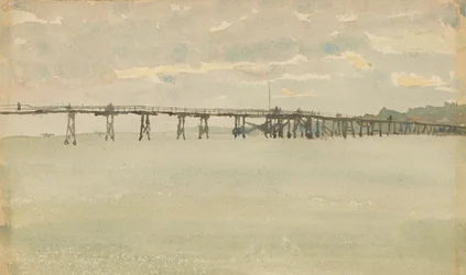 Grau und Silber - Pier, Southend, 1882-1883
