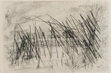 Landschaft mit einem Fischer, 1861