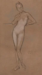 Kleiner Akt, um 1888
