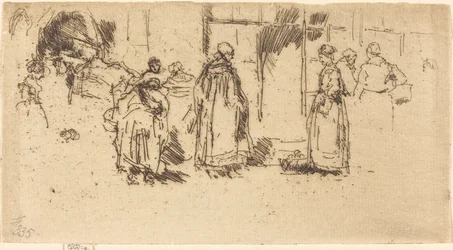 Geflügelmarkt, Loches, 1888