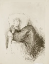 Studie: Maud sitzend, 1878
