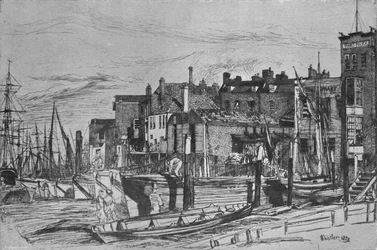 Thames-Polizei, früher Wapping Wharf genannt, 1859, 1903