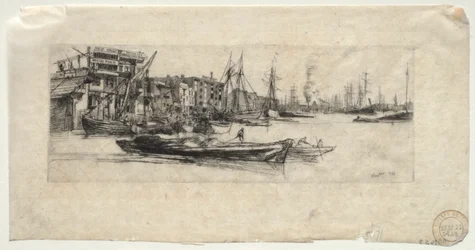 Thames Lagerhaus, 1859