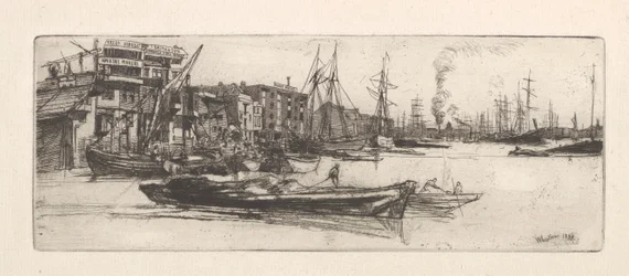 Thames-Lagerhäuser, 1859