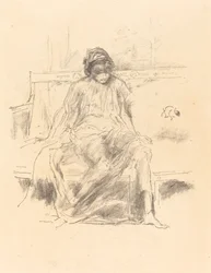 Die drapierte Figur, sitzend, 1893