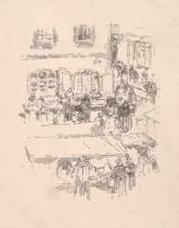 Der Marktplatz, Vitre, 1893
