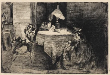 Das Musikzimmer, 1858