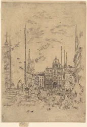 Die Piazzetta, 1879-1880