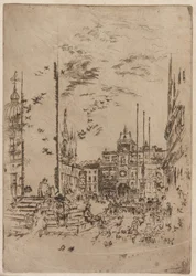 Die Piazzetta, 1879-1880