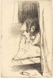 Der Pantoffel, 1858