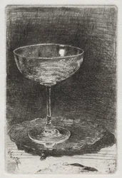 Das Weinglas, 1858