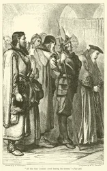 Die ganze Zeit stand Cranmer und hörte seine Predigt