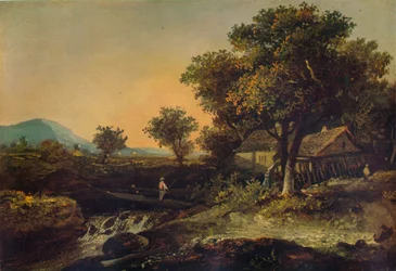 Eine alte Mühle, ca. 1840