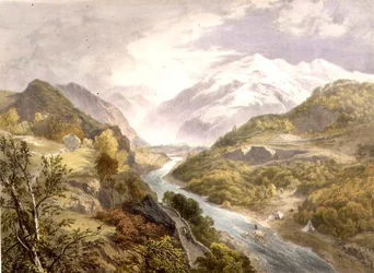 Der Derwent River und Borrowdale, aus 