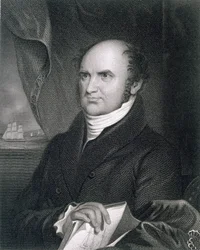 Levi Woodbury, graviert von Robert E. Whitechurch