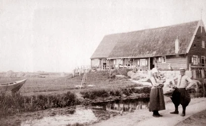Einwohner der Insel Marken, Niederlande, 1898