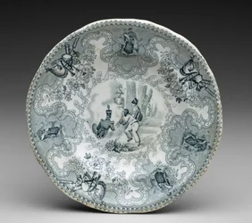 Teller, ca. 1837-44