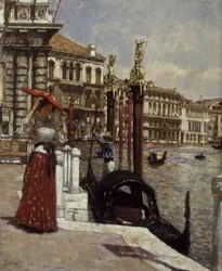 Am Canal Grande, Venedig