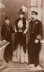 König George V, Königin Mary und der Prinz von Wales