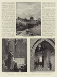 Der Besuch des Kaisers im Heiligen Land, Szenen von Interesse auf seiner Route