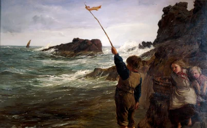 Von der Flut erfasst