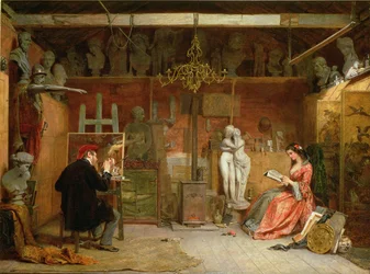 Das Atelier des Künstlers