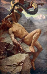 Bestrafung von Loke, 1890