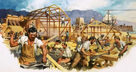 Niederländische Siedler in Südafrika