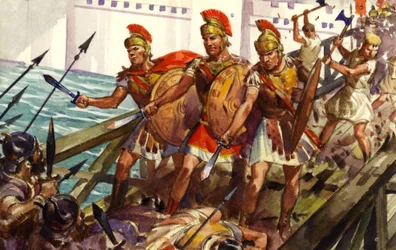 Horatius Cocles verteidigt die Pons Sublicius