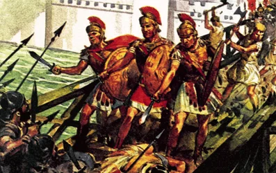 Auf der Tiberbrücke