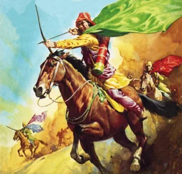Parthischer Krieger in der Schlacht von Carrhae 53 v. Chr.