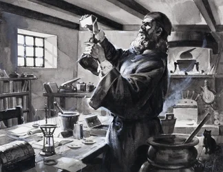 Roger Bacon, der Erfinder des Schießpulvers