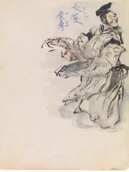 Chinoiserie, ein Mann