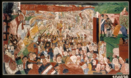 Der Einzug Christi in Brüssel im Jahre 1889