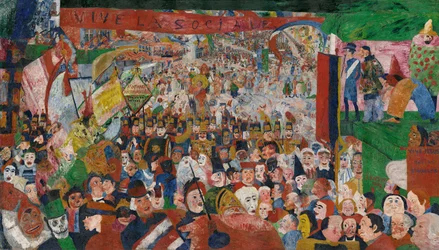Der Einzug Christi in Brüssel im Jahr 1889