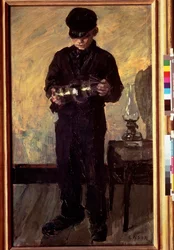 Der kleine Öllampen-Reparateur